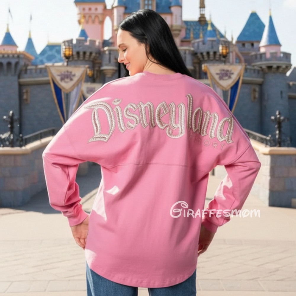 Disneyland Logo Spirit Jersey for Adults – Rose Pearl